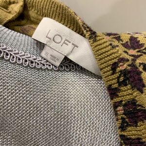 Loft Thin pullover Olive / Mustard